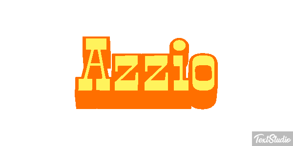 Azzio Effetto testo
