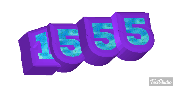 1555 Efekt tekstowy