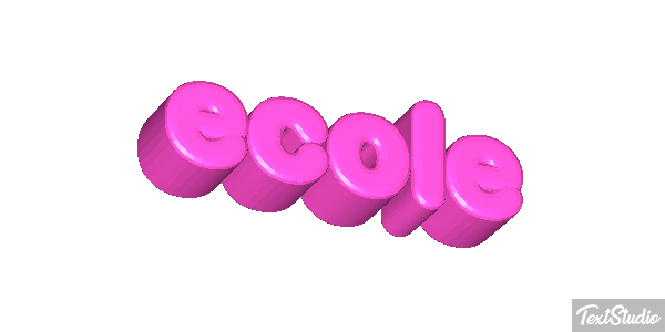 école テキスト効果