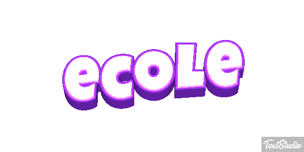 école テキスト効果
