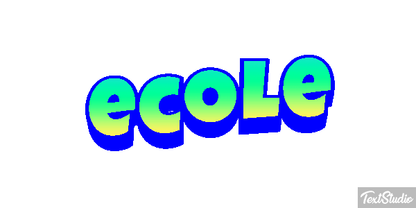 école テキスト効果