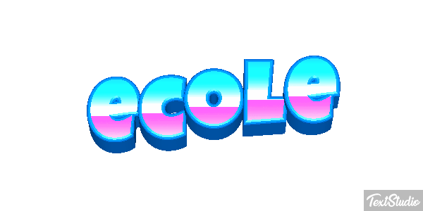 école テキスト効果