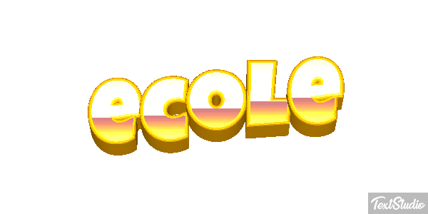 école テキスト効果