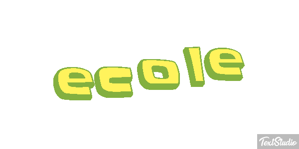 école テキスト効果