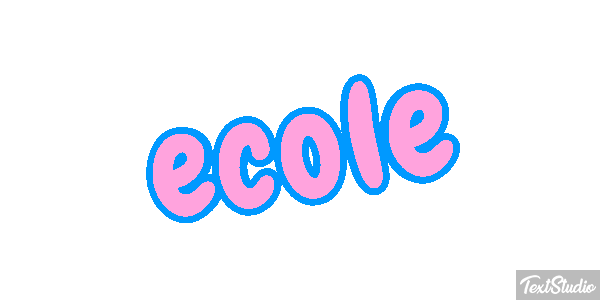 école テキスト効果