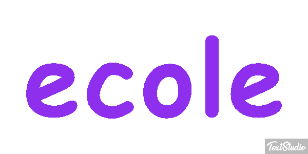 école テキスト効果