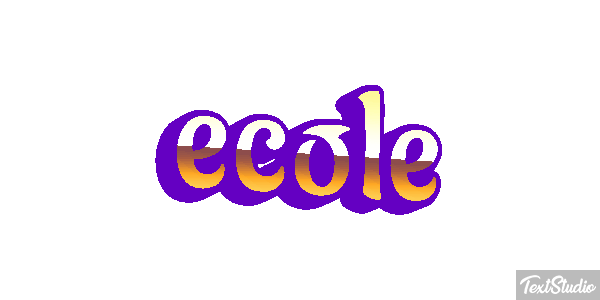 école テキスト効果