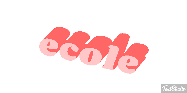 école テキスト効果