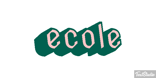 école テキスト効果