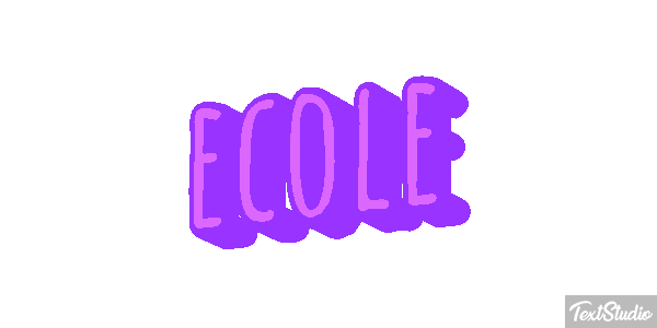 école テキスト効果