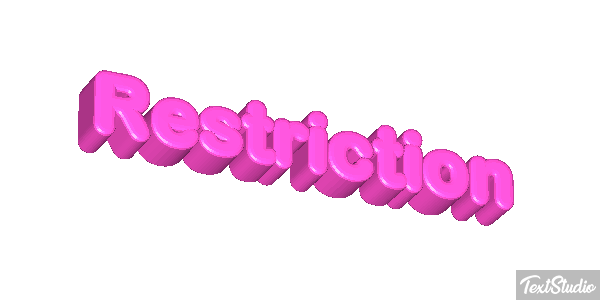 Restriction Efecto de texto