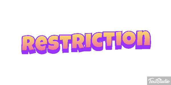Restriction Efecto de texto