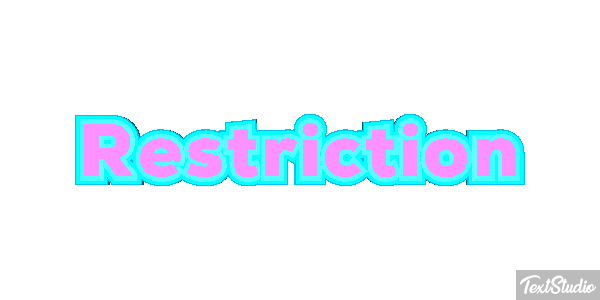 Restriction Efecto de texto
