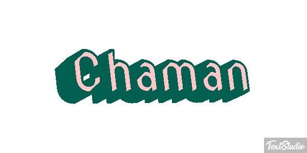 Chaman Text effect