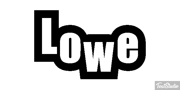 Löwe Effet de texte