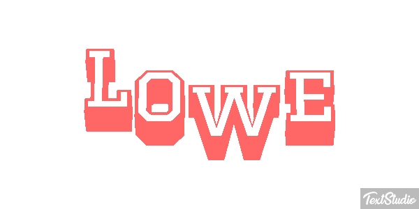 Löwe Effet de texte