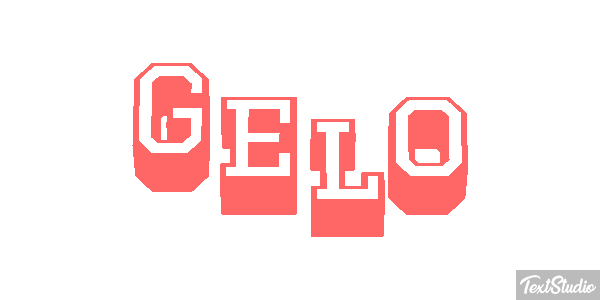 Gelo Текстовый эффект