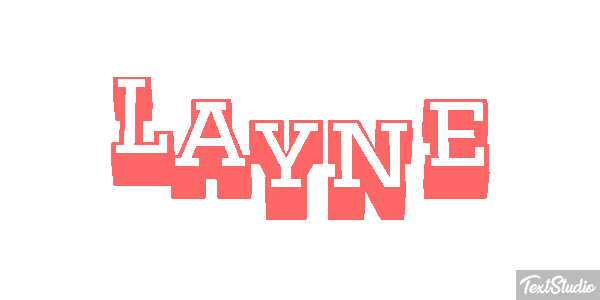 Layne Effet de texte
