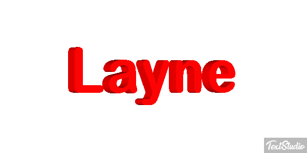 Layne Effet de texte