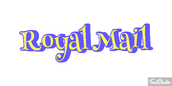 Royal Mail Text effect