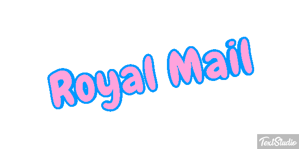 Royal Mail Text effect