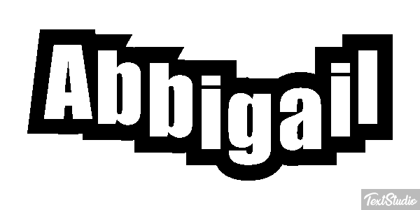 Abbigail Text effect