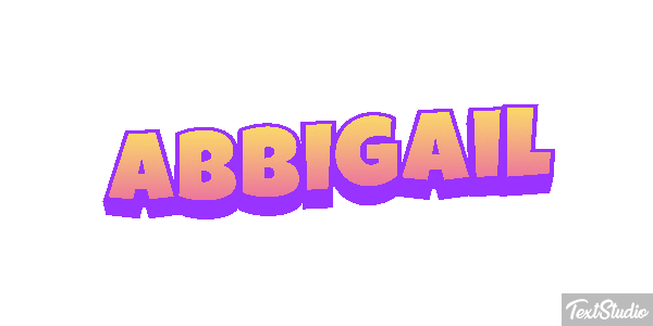 Abbigail Text effect