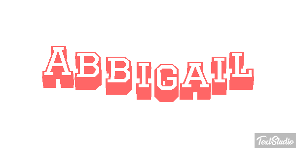 Abbigail Text effect