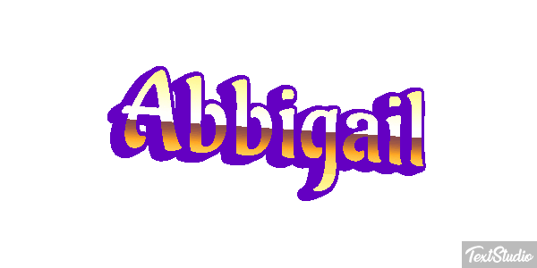 Abbigail Text effect