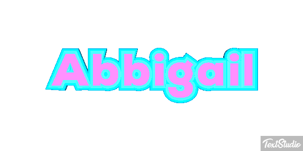 Abbigail Text effect
