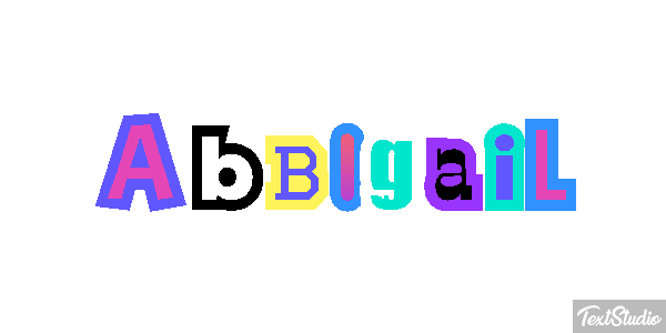 Abbigail Text effect