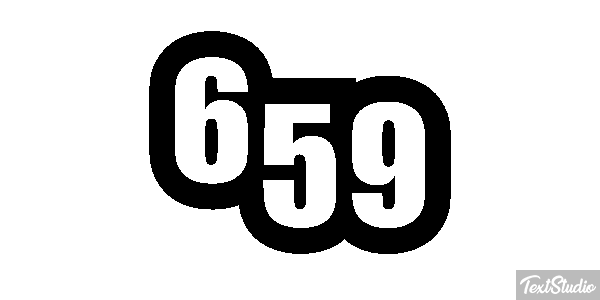 659 Tekst effect