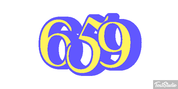 659 Tekst effect