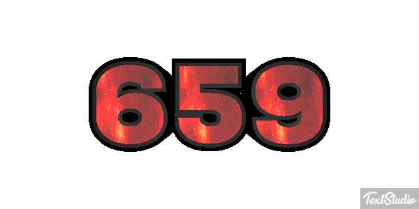 659 Tekst effect