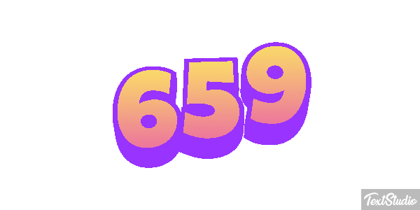 659 Tekst effect