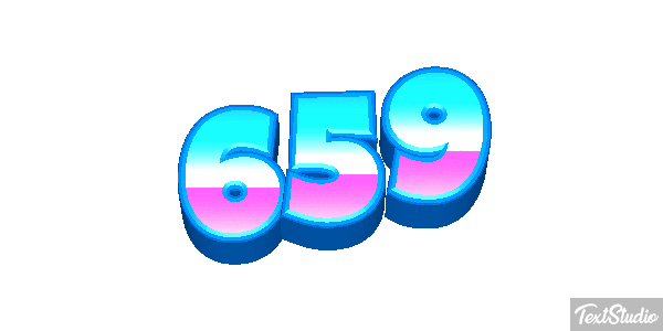 659 Tekst effect