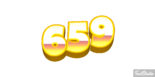 659 Tekst effect