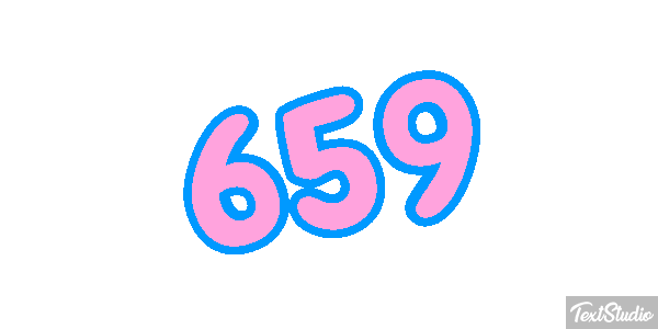 659 Tekst effect