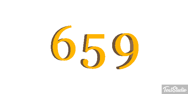 659 Tekst effect