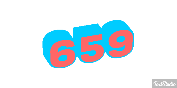 659 Tekst effect