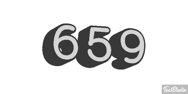 659 Tekst effect