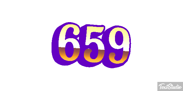 659 Tekst effect