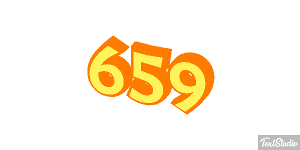 659 Tekst effect