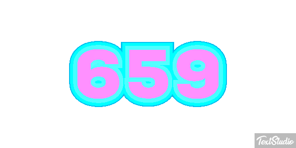 659 Tekst effect