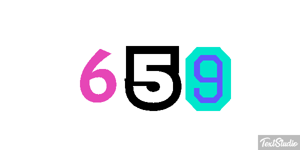 659 Tekst effect