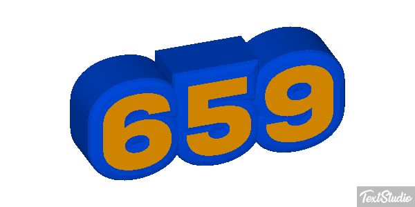 659 Tekst effect