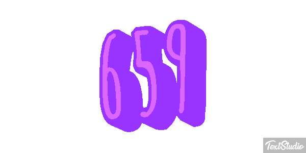 659 Tekst effect