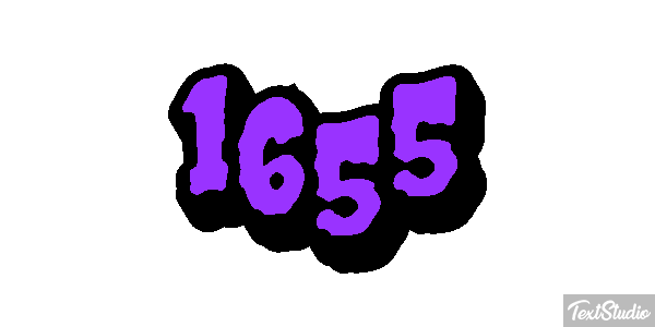 1655 Text effect