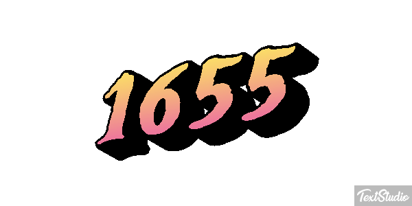 1655 Text effect