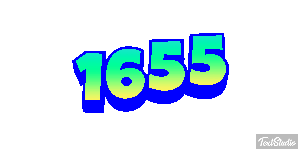 1655 Text effect